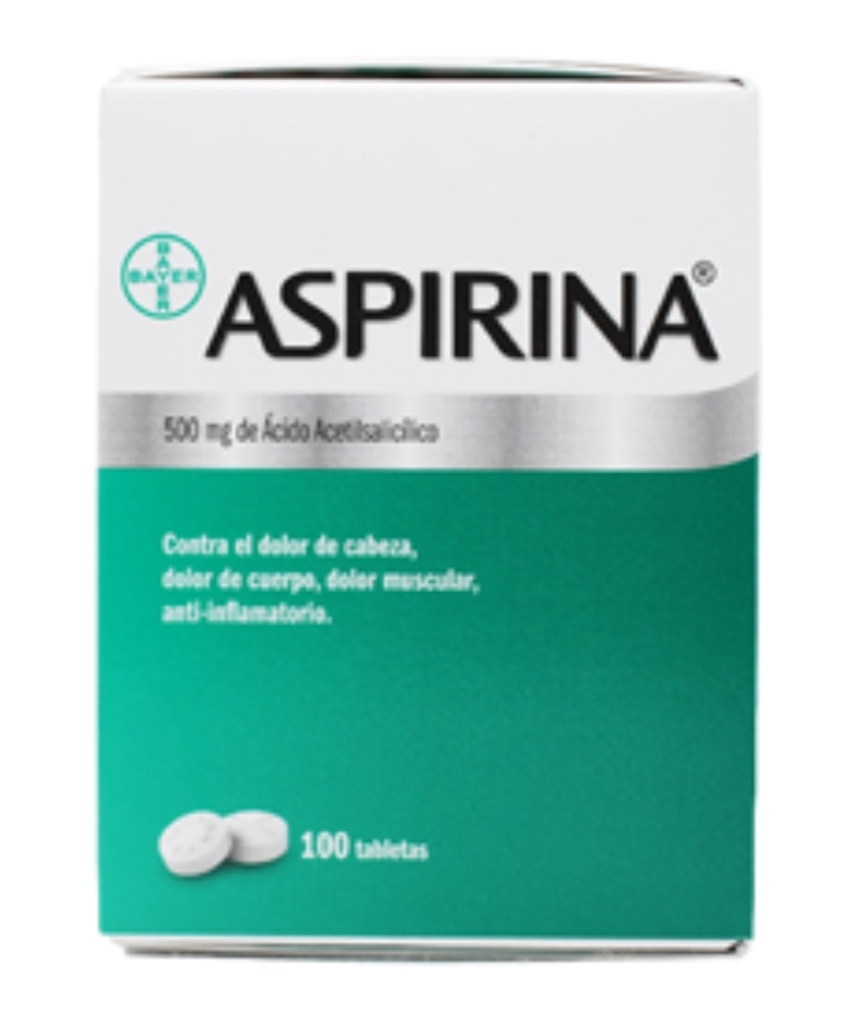 Aspirina bayer caja x 100 u