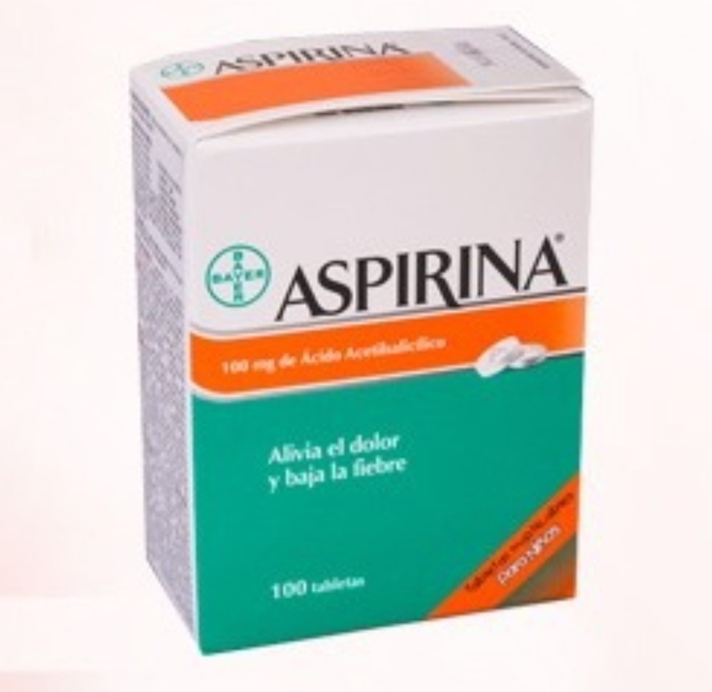 Aspirinita bayer caja x 100 tabletas
