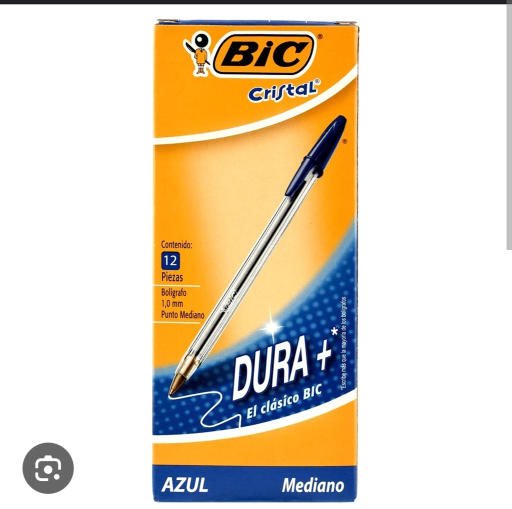 Bic azul caja x 12 u