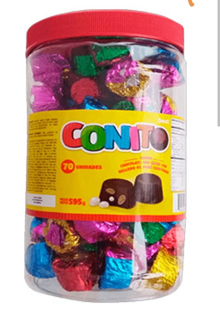 Conito chocolate bote 80 u