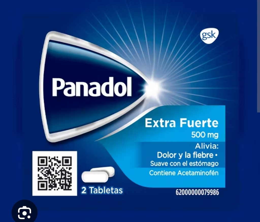 Panadol extrafuerte 50 x 2 u