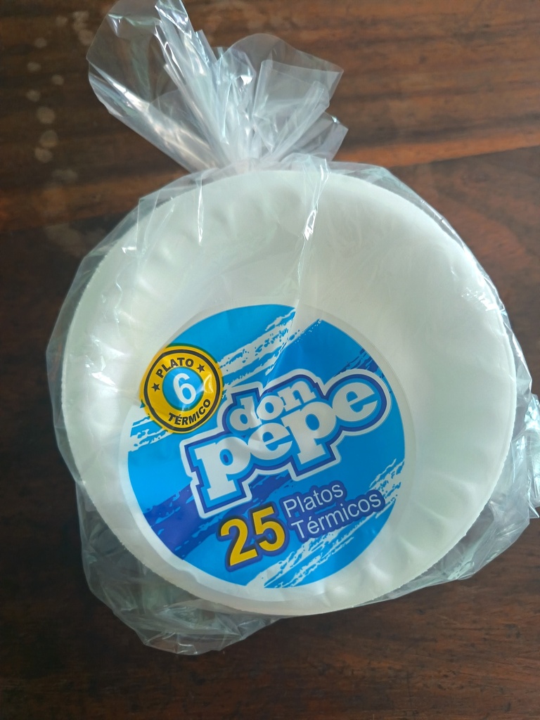 Plato #6 para pastel 25u