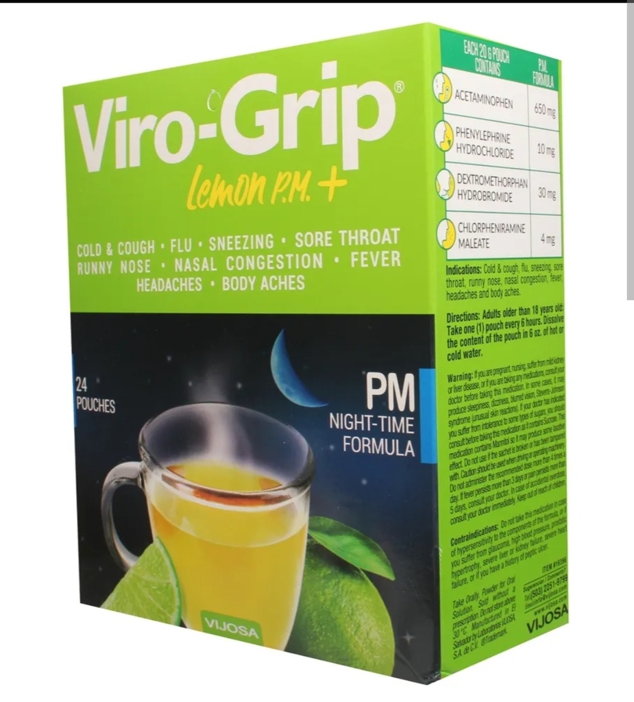Virogrip te PM caja  24 u