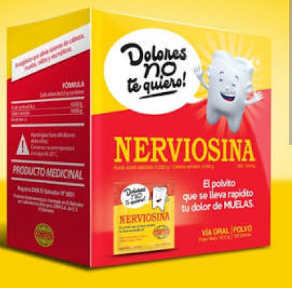 Nerviosina caja caja x50 sobres