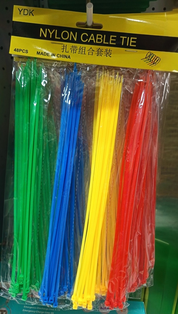 Abrazaderas plásticas bolsa de 48 u 