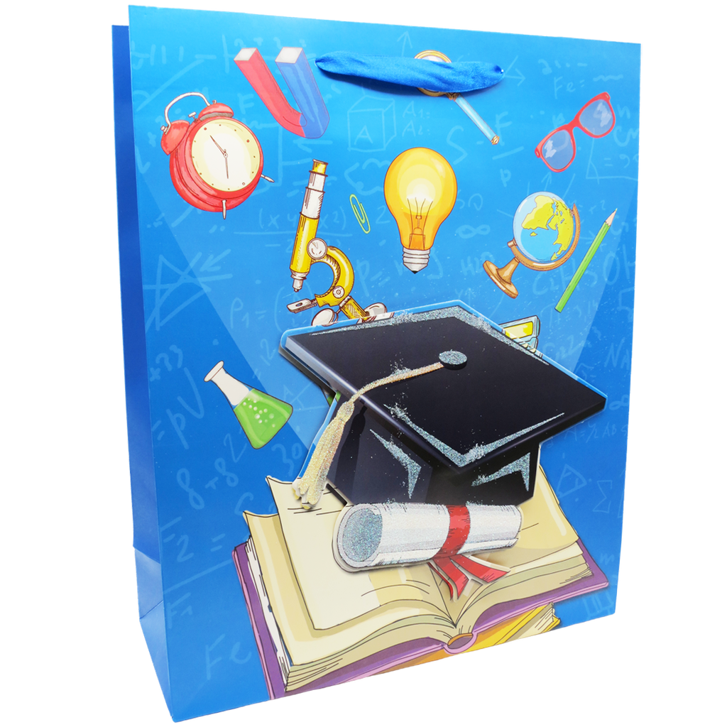 Bolsa regalo m graduación 12 u surtida 