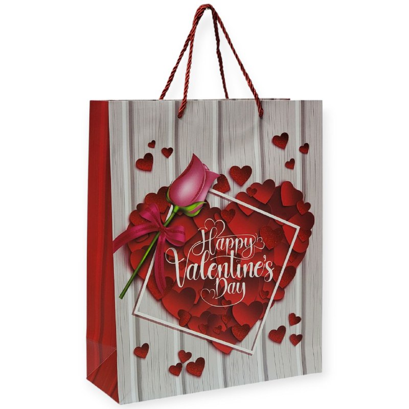 Bolsa regalo m san Valentín 12 u surtida  